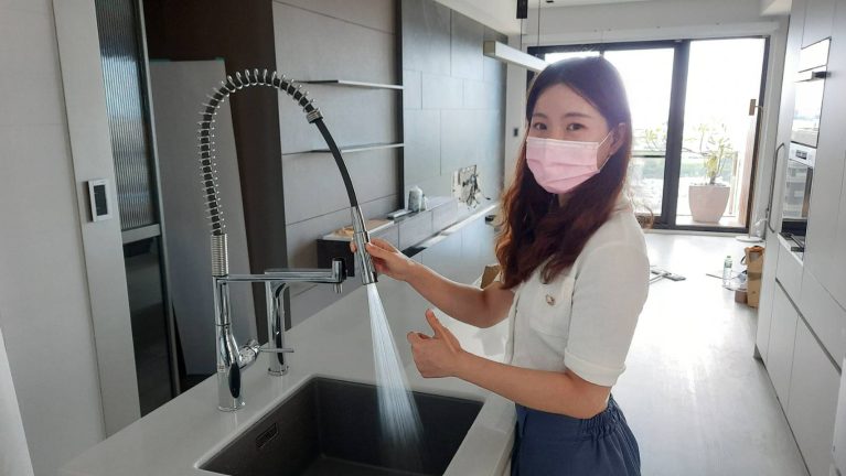 vòi rửa bát KVK KM6211EC